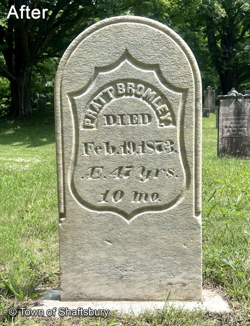 headstone cleaning after