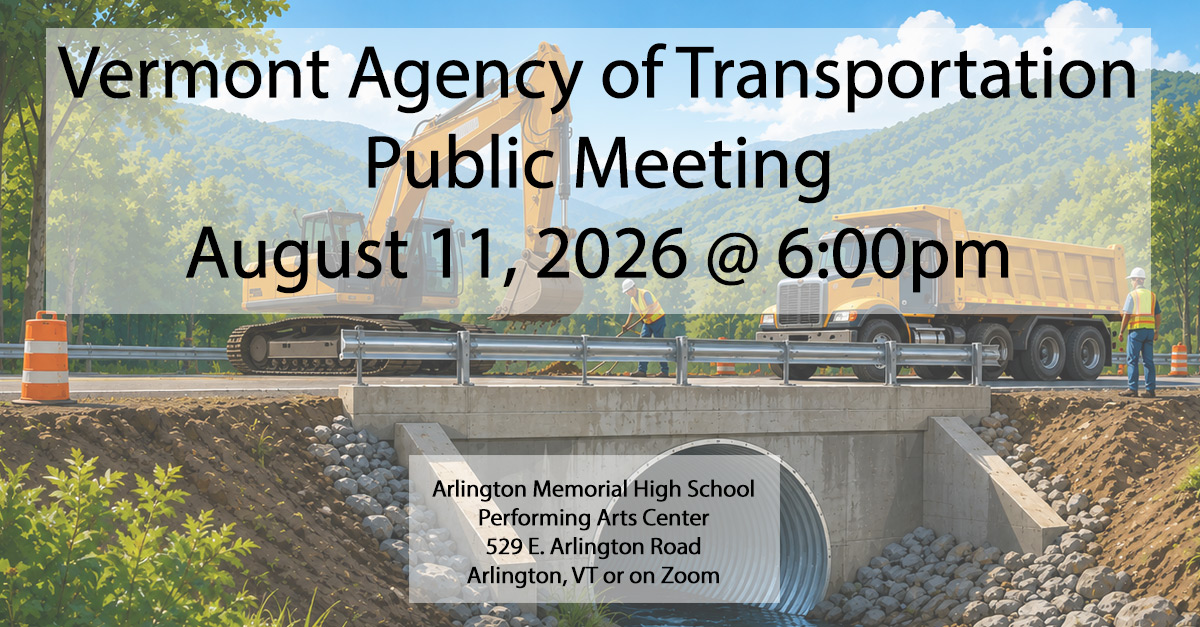 The Vermont Agency of Transportation Meeting - Aug 11 2026