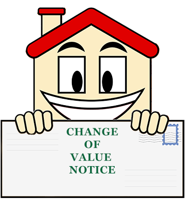 change of value notice