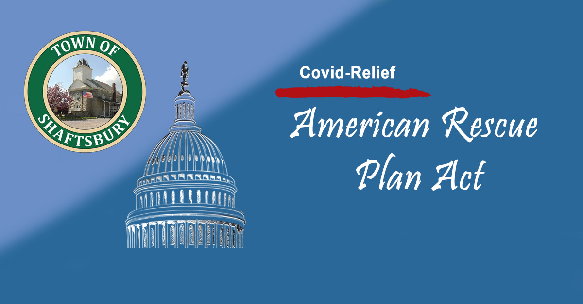 ARPA Committee Official Municipal site, Town of Shaftsbury Vermont