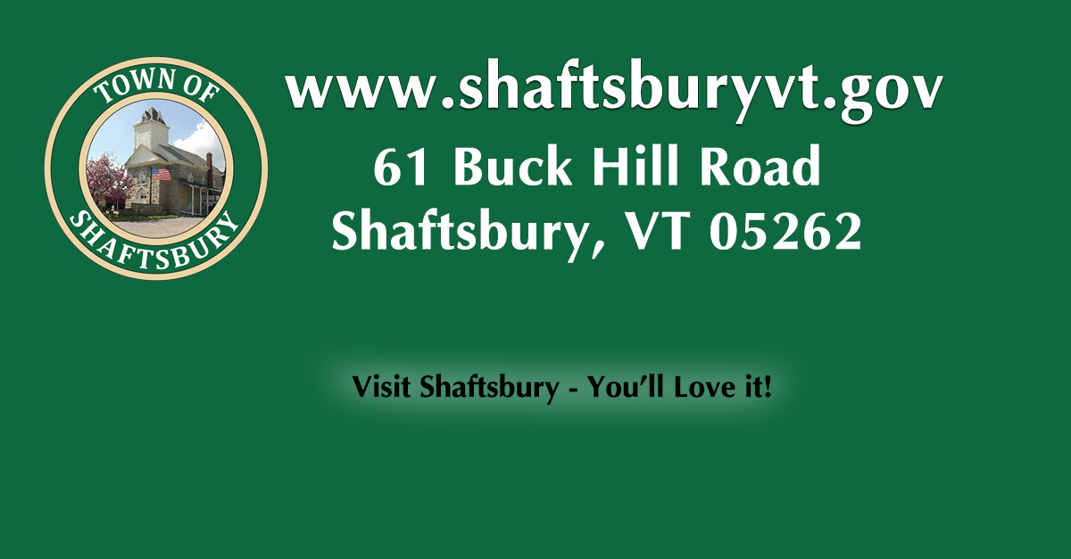 Town of Shaftsbury Vermont | Official Municipal Website