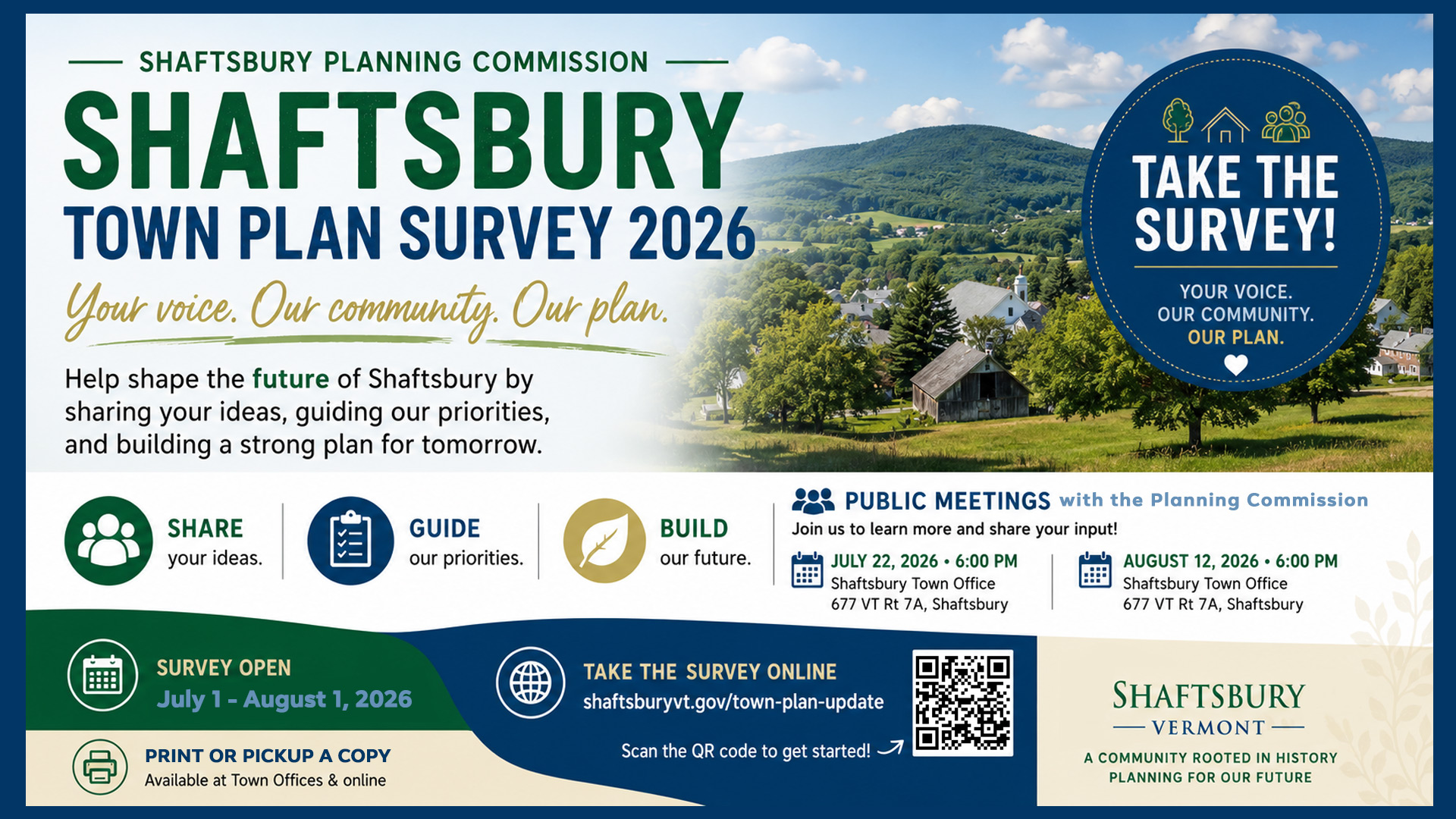 Take the Town Plan Survey