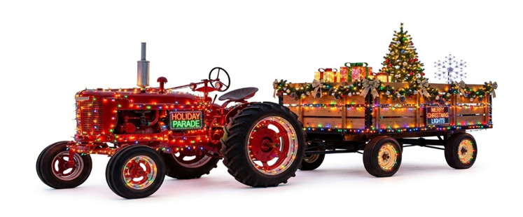 Holiday Lighted Tractor Parade