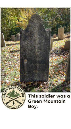 veterans memorial headstone in shaftsbury
