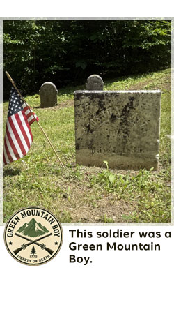 veterans memorial headstone in shaftsbury