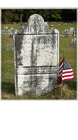 veterans memorial headstone in shaftsbury