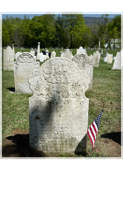 veterans memorial headstone in shaftsbury