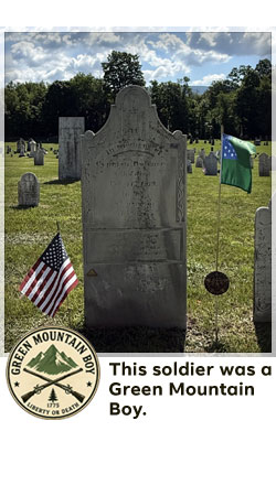 veterans memorial headstone in shaftsbury