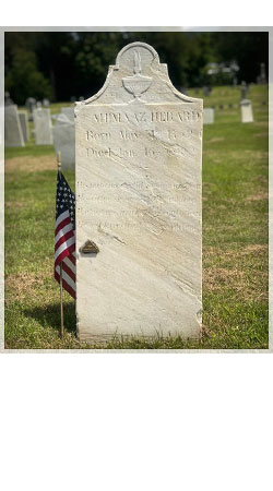 veterans memorial headstone in shaftsbury