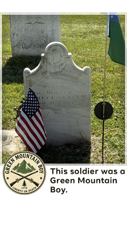 veterans memorial headstone in shaftsbury